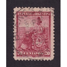 ARGENTINA 1899 GJ 251 ESTAMPILLA USADA DENTADO 12 X 12 U$ 10.5